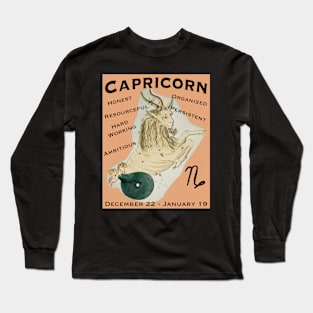 Capricorn positive traits t-shirts Long Sleeve T-Shirt